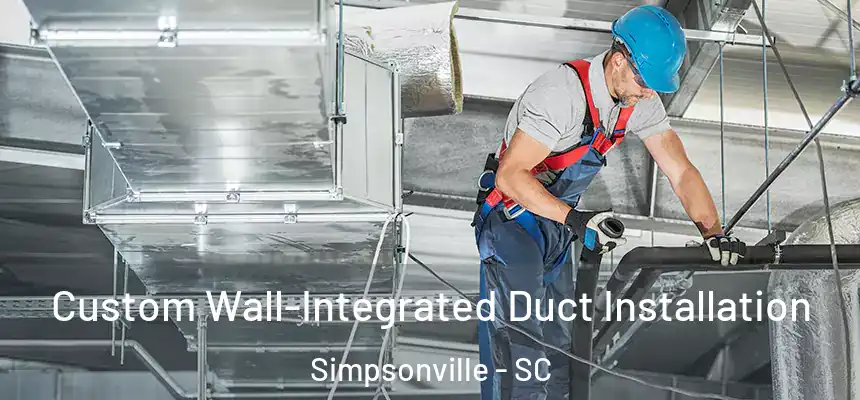  Custom Wall-Integrated Duct Installation Simpsonville - SC