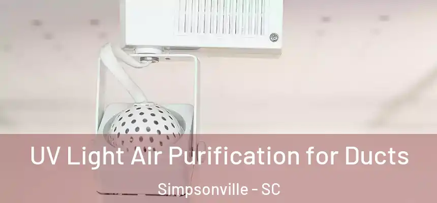  UV Light Air Purification for Ducts Simpsonville - SC